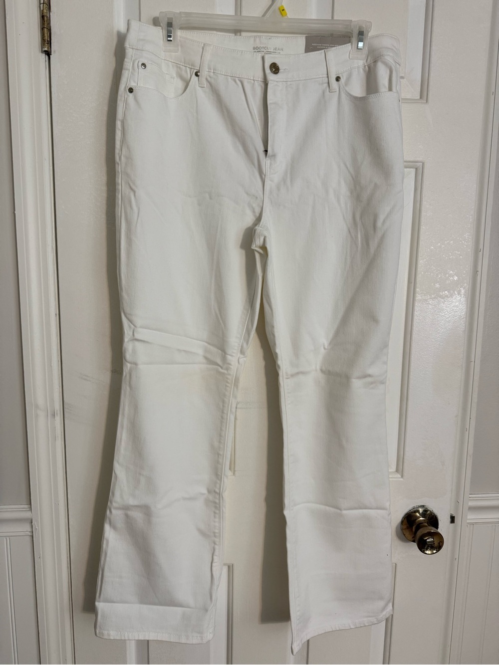 Chico's Alabaster White Bootcut Jeans